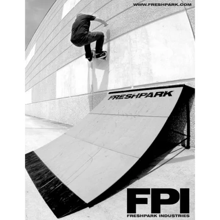 Skate park FRESHPARK Quarter Pipe - prenosljiv – slika 6