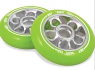 Koleščka Aero Alloy Core 100 mm - zelena/srebrna – Madd Gear