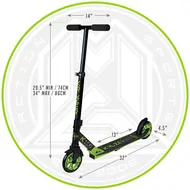 Skiro Madd Gear Kruzer 150 - črno/zelen – slika 4