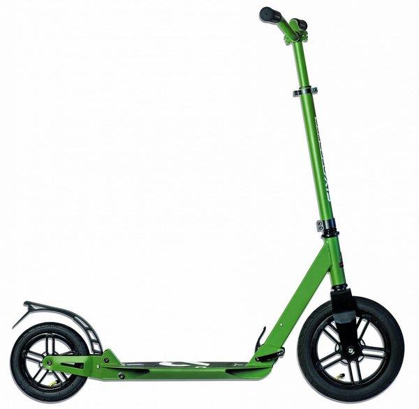 Skiro Six Degrees 300 mm z napihljivimi kolesi - zelen